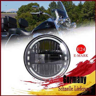 7 Zoll LED Scheinwerfer Tagfahrlicht Hi/Lo Strahl Für Harley Davidson Road King