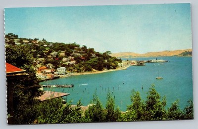 Sausalito California CA San Francisco Bay Area Vintage Postcard