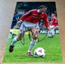 JESPER BLOMQVIST MANCHESTER UNITED SIGNED AUTOGRAPHED PHOTOGRAPH + COA