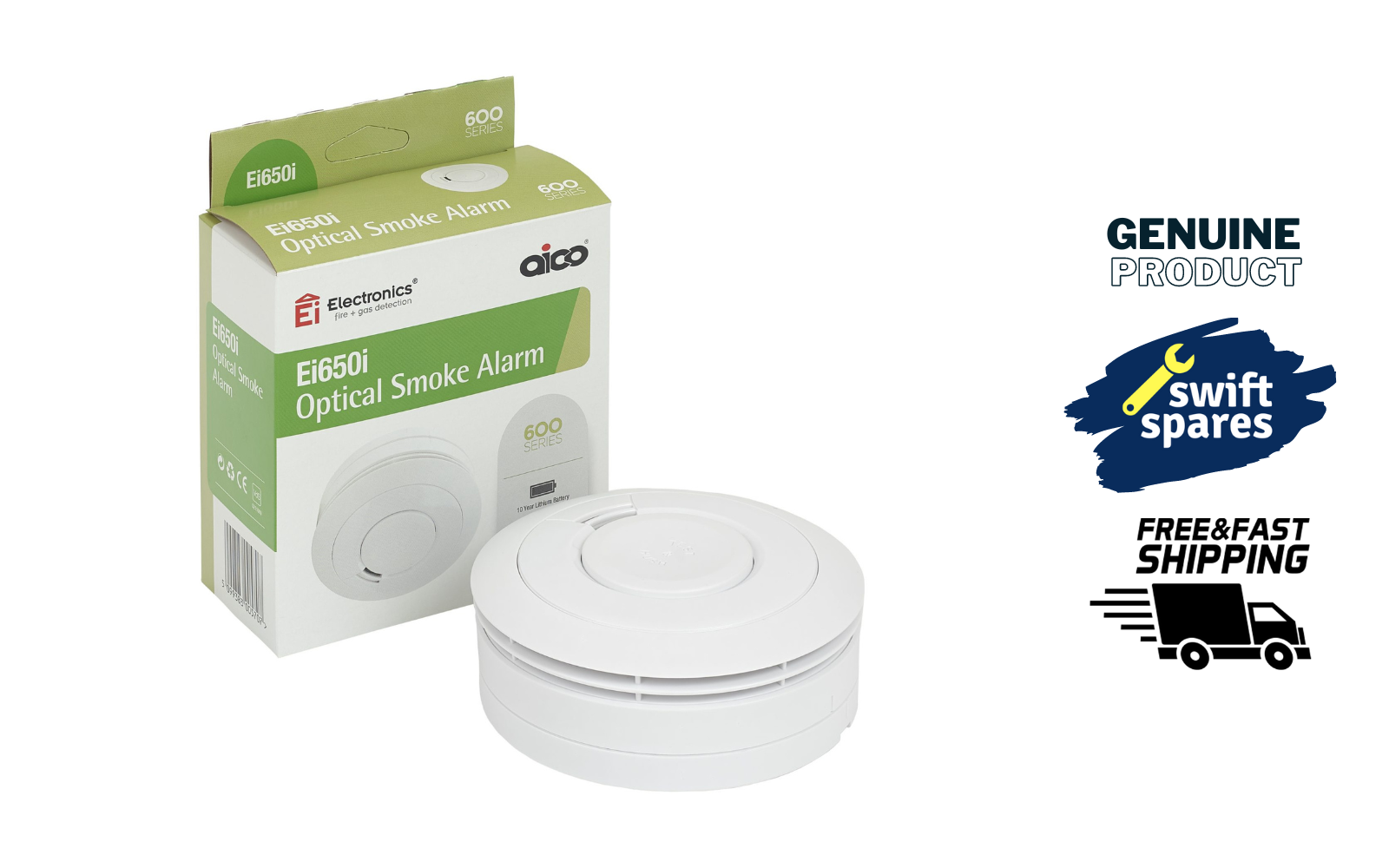 Aico Ei650i Optical Smoke Alarm (Expiry 2032/2033/2034/2035/2036)