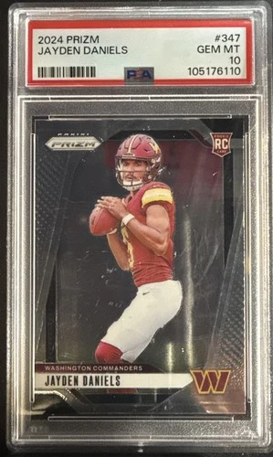2024 Panini Prizm - Jayden Daniels #347  Prizm (RC) PSA 10
