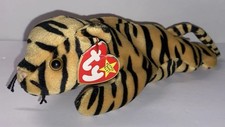 Ty Beanie Babies STRIPES the Tiger 8" Beanbag Plush Stuffed Animal Toy