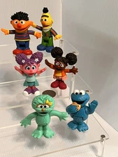 Sesame Street Friends Just Play Posable Figure Lot Gabrielle Rosita Bert Ernie