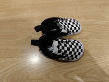 Vans Infant Slip-On V Checkerboard Crib Shoe Size: 3
