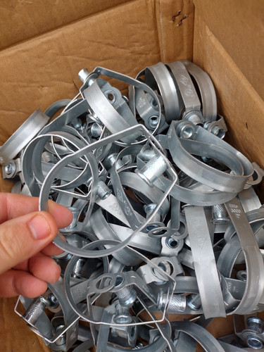 100 Pack Elite Components 2" Electro Galvanized Standard Duty Loop Hangers - Picture 1 of 5
