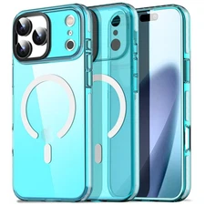 Frosted Magnetic Case Shockproof Hybrid Cover For iPhone 17 Pro Max/17 Pro/17