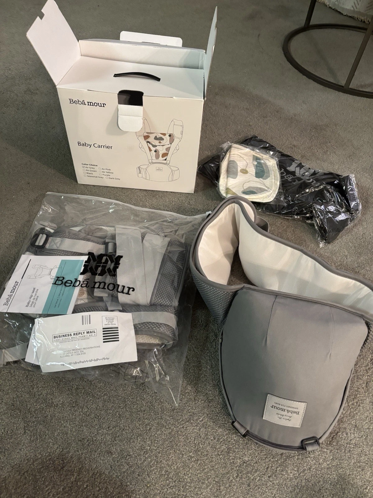 Baby Carrier Newborn to Toddler, Bebamour Baby Carrier Hipseat 0-36Months