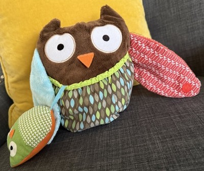 Skip Hop Owl Activity Baby Plush Treetop Friends Hug Hide Soft Toy FuN fast ship