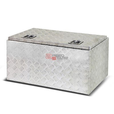 36''ALUMINUM PICKUP TRUCK TRUNK UNDER BED TOOL BOX UNDERBED TRAILER STORAGE+LOCK