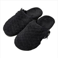   Vionic Adilyn Women's Black Quilted Orthotic Mule Slippers Size 7 - Flawed