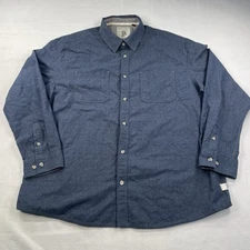 Branded Bills Long Sleeve Button Down  Blue XL