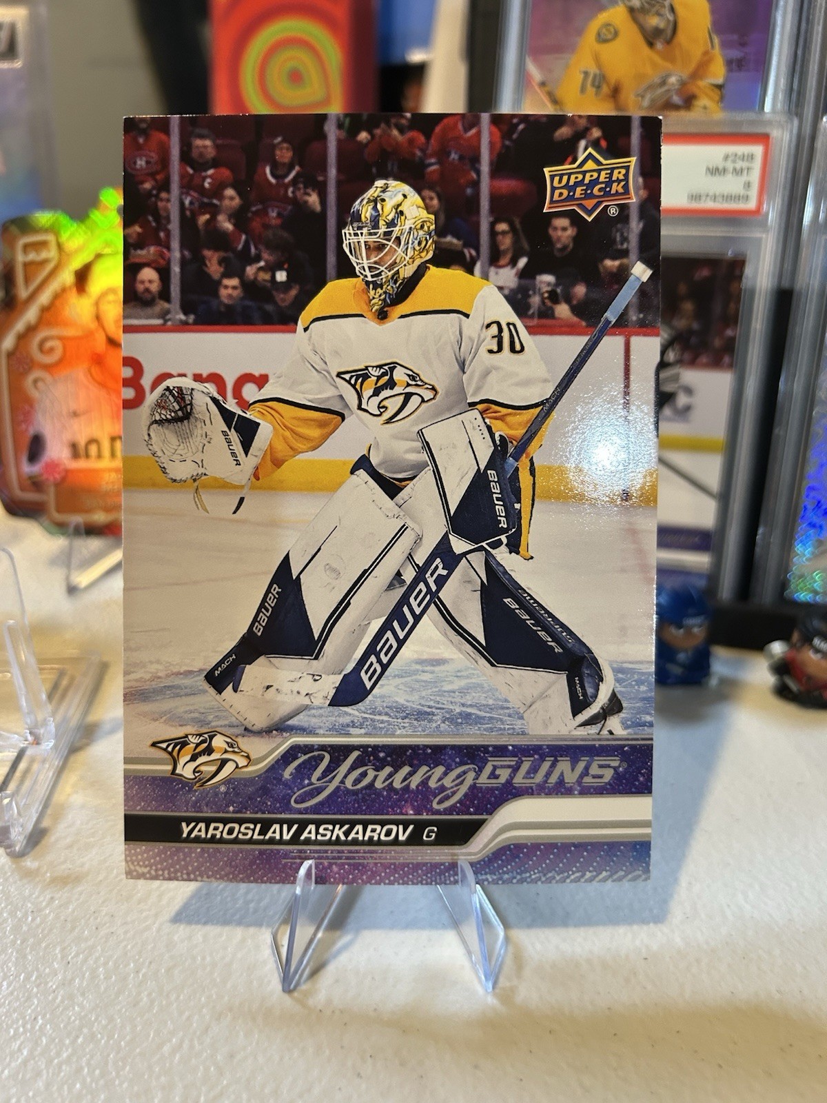 2023-24 Upper Deck Series 1 - Young Guns Jumbo Card #204 Yaroslav Askarov (RC)