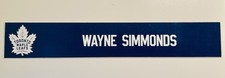Wayne Simmonds Toronto Maple Leafs Game Used Locker Room Nameplate NHL 🔥