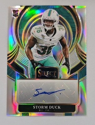 2025 Panini Select - Select Signatures Storm Duck #SIP-SDK (AU, RC)