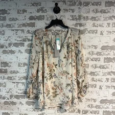 NWT! Daniel Rainn Seabrook Relaxed Blouse Top Size 1x