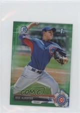 2017 Bowman Chrome Minis Prospects Green Refractor 77/99 Jose Albertos z6b