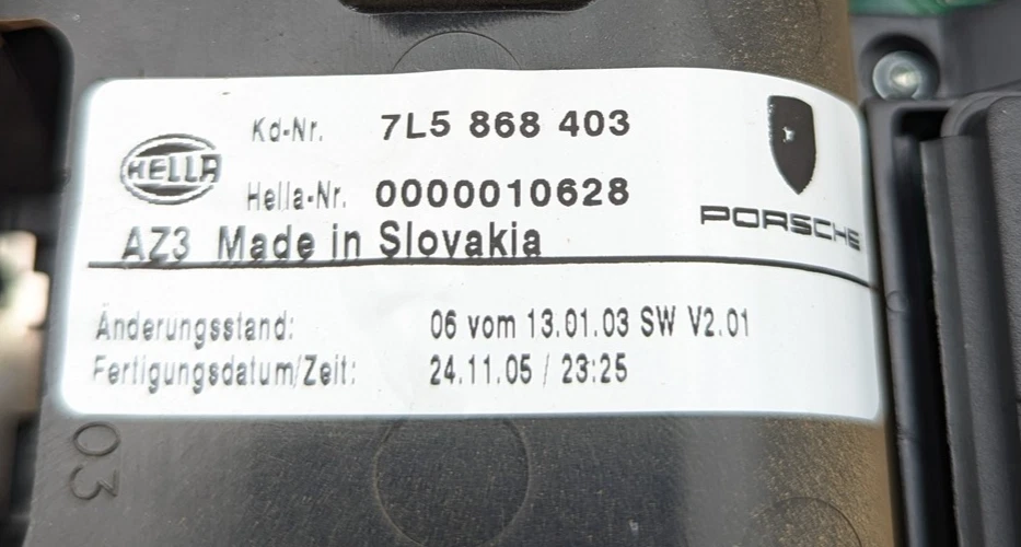 2004-2010 Porsche Cayenne Overhead Dome Light Sunroof Switch 7L5868403 - Image 2 of 4