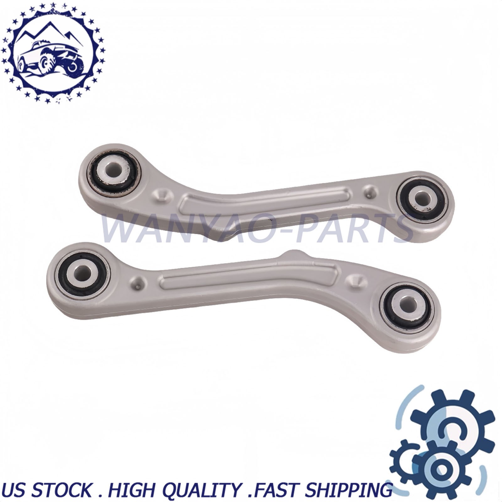 Fits  Maserati Ghibli Quattroporte 2014+ 2pcs New Rear Upper/Lower Control Arms