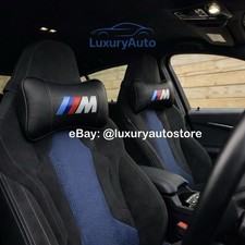 BMW M Sport Neck Pillow | Headrest Cushion Support | Black