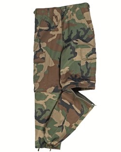 US Zip-Off BDU Hose Kids woodl.