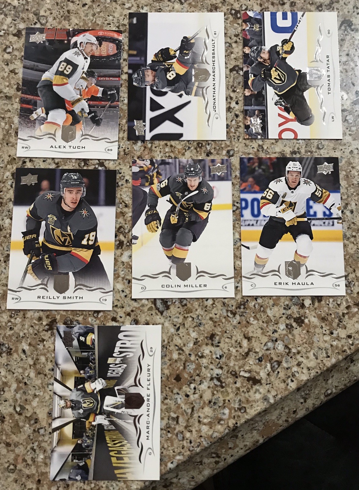 201819 18/19 Upper Deck Vegas Golden Knights Team Set 7 Fleury Tuch