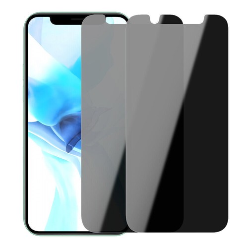 2-PACK For iPhone 16 Plus 15 14 13 12 11 Pro Max XR Privacy Screen Protectors - Picture 28 of 39