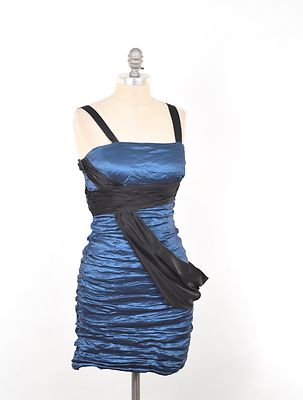 white christmas dresses Vintage 2000s Y2K BCBG Maxazria Clubwear One Shoulder Asymmetrical Dra –  Thee Cultivator main image 0