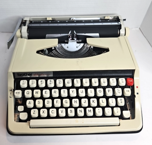 1964 Brother Activator 800T Typewriter Works Smooth W/ Carry Case Made in Japan - Picture 4 of 22