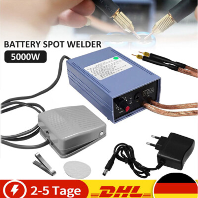 Punktschweißgerät 18650 Batterie DIY 5000W 4000mAh Akku Punktschweißgerät 0-800A
