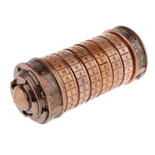 Lock Code Metal Box Birthday Gift Letter Escape Password Room Bronze