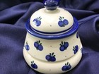 BOLESLAWIEC ARTISTIC CERAMICS covered jar BERRY MOTIF NEW w TAG! EXCELLENT!! — photo 7