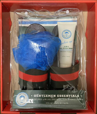 Gold Essence Gentlemen s Men s Grooming Essentials 4 In 1 Gift Set - BRAND NEW  