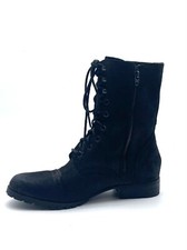 Bottines Boots cuir petit talon Femme noir DIESEL LAURA TAILLE 41
