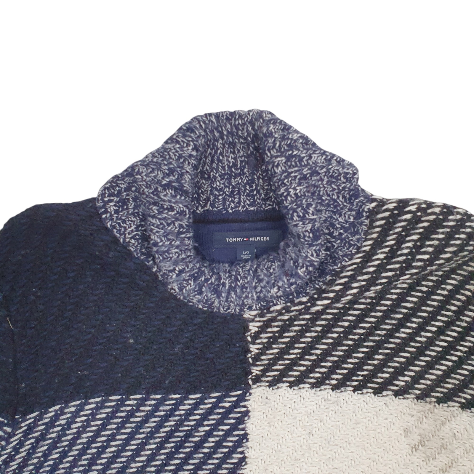 TOMMY HILFIGER Crewneck Knit Jumper Sweatshirt Mens L image 2