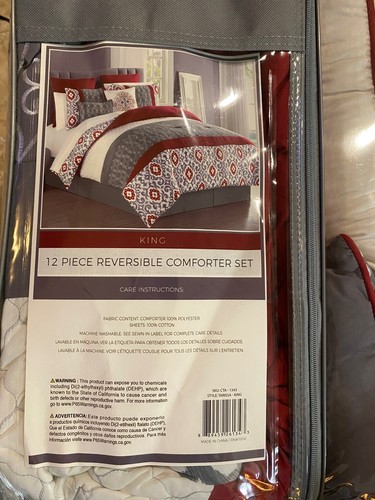 New-TARISSA 12-piece Bed IN A Bag-King Size - Picture 5 of 5