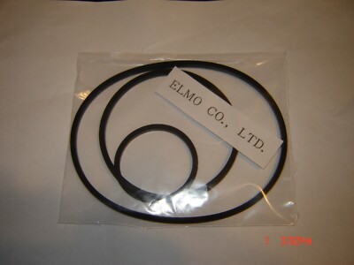 Elmo ST-1200D Belt Set Super 8 Sound Projector 3 Belts,2 MOTOR,TAKE UP, & 1 Lamp