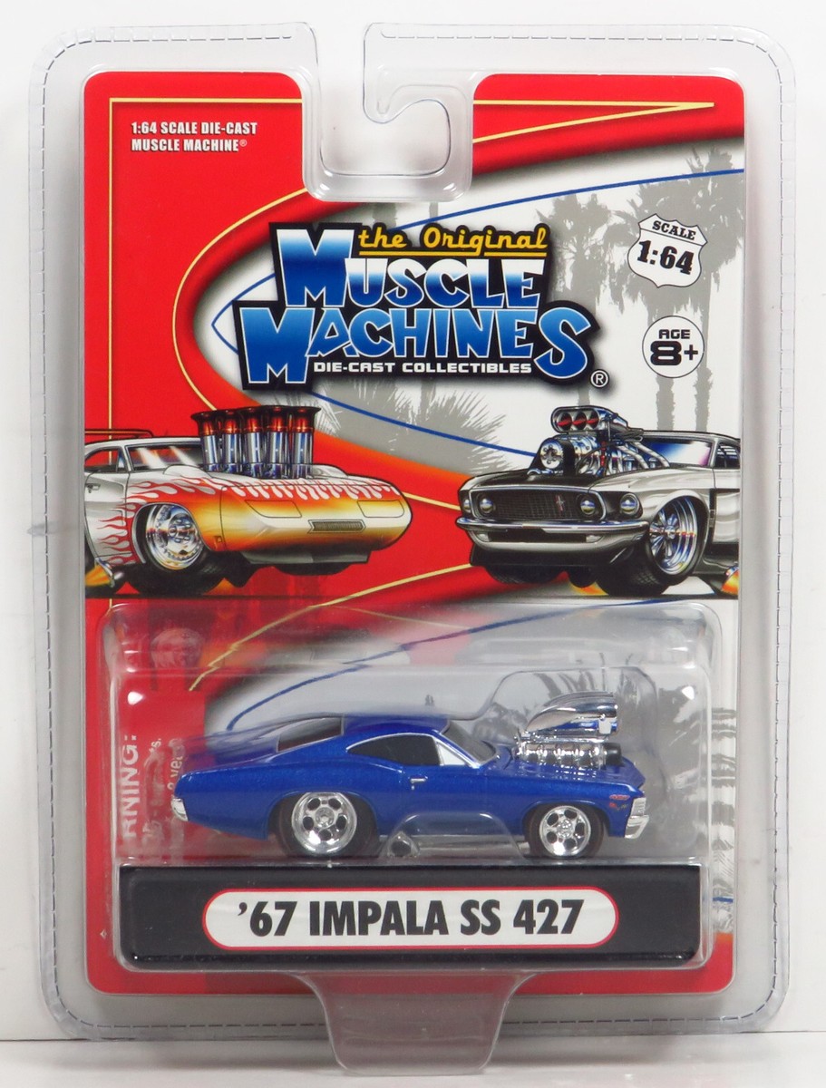 1967 Chevy Impala SS 427 Blue 67 Chevrolet Diecast Car 1:64 | eBay