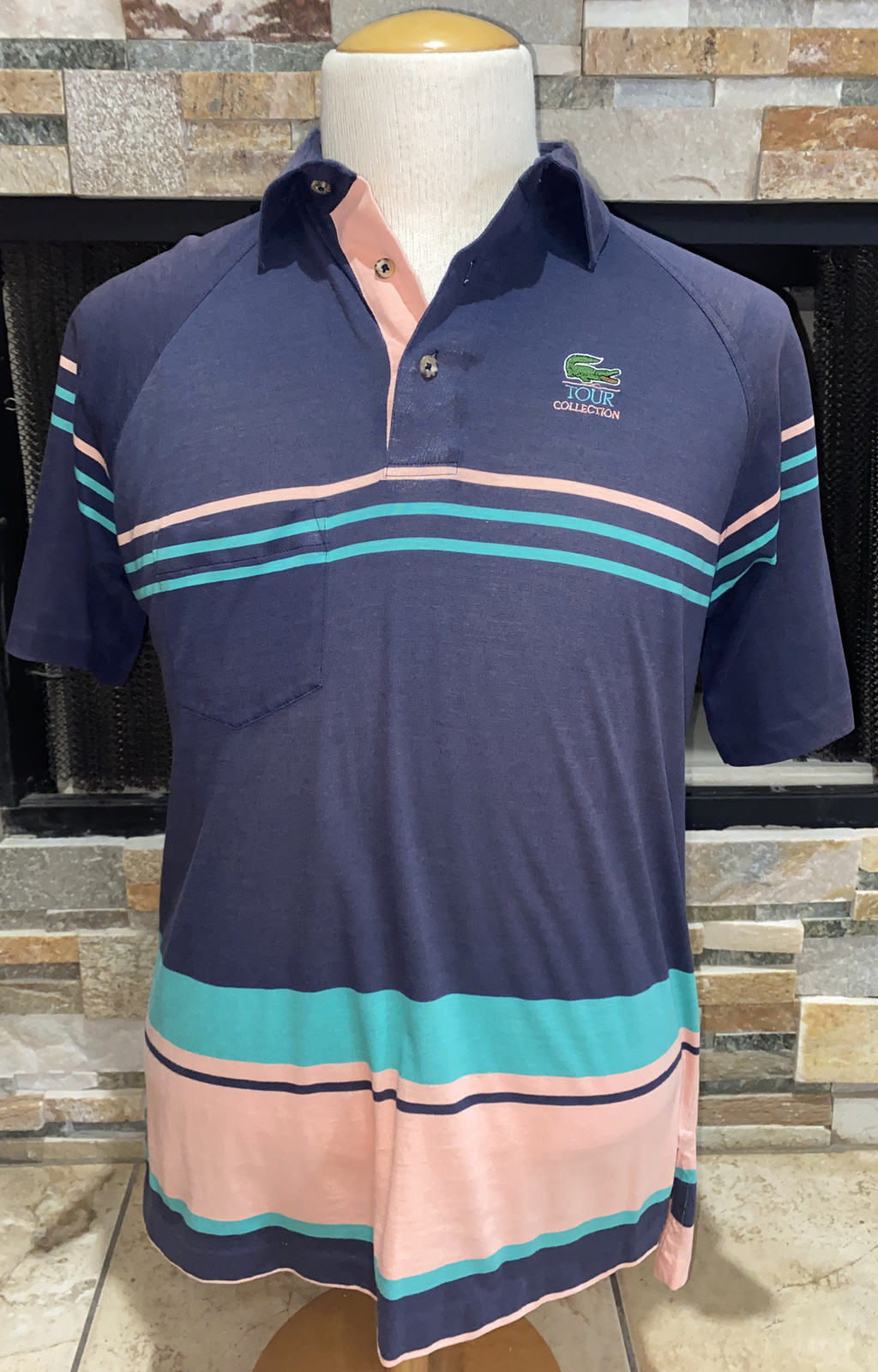 Men’s Vintage Lacoste Tour Collection 90’s Collared P… - Gem