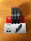 4 new Genuine Canon Cli-251 Black Ink for Pixma Mg6620 Mg7520 Mx922 iP8720