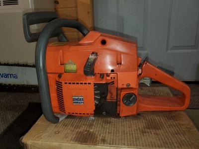 Husqvarna 268 XP Chainsaw Power Head Only Used Chainsaw Run Good 