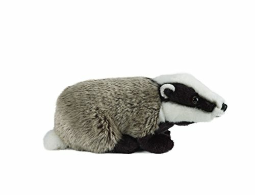 Мягкая игрушка Живая природа - Плюшевое лесное животное, Барсук, 27 см