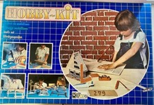 hobby kit - gioco vintage anni '70 per modellismo e bricolage - attrezzi veri
