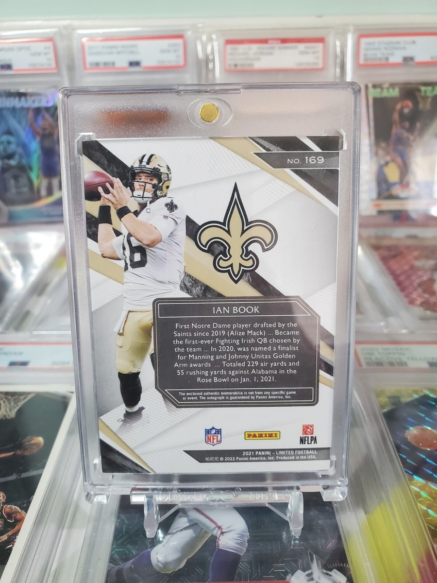 Ian Book 2021 RC Limited #169 Rookie Patch Auto #16/199 **Jersey