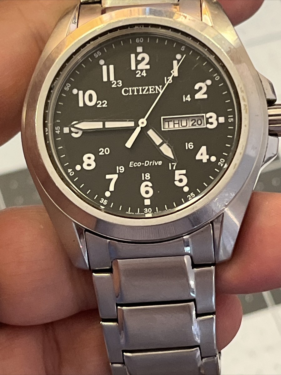 Large 43mm Citizen Eco-Drive Men