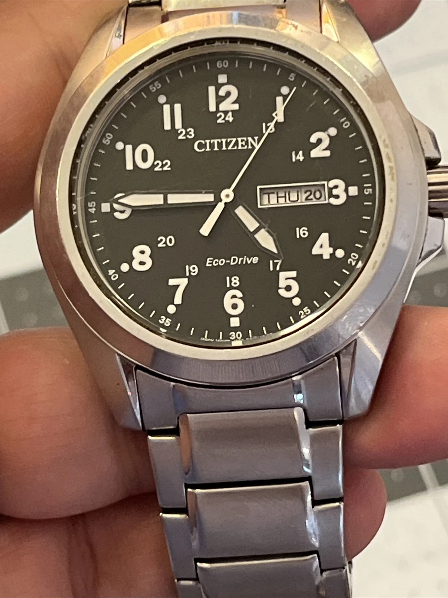 Large 43mm Citizen Eco-Drive Men