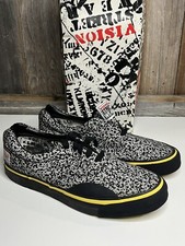 Vintage 1986 NOS RARE Vision Street Wear Skate Black Yellow Shoes Mens Sz 10 NIB