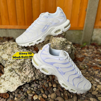 Nike Air Max Plus Leather Triple White AJ2029 100 UK13 TN Running  Gym UK