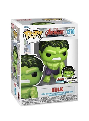 アメリカ Amazon限定funko pop アベンジャ Funko Pop Marvel #1270 Hulk With Pin Avengers Collection Amazon