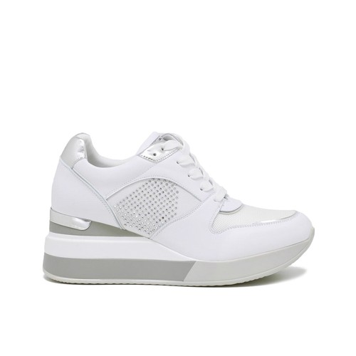 QUEEN HELENA Sneakers donna con Zeppa scarpe Sportive da Ginnastica Basse  comode | eBay