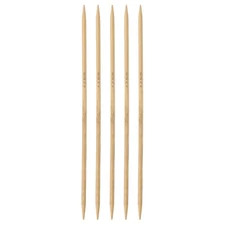 5Pcs Bamboo Knitting Needles Double Pointed Size US 7(4.5mm) 7.9 inch(20cm)